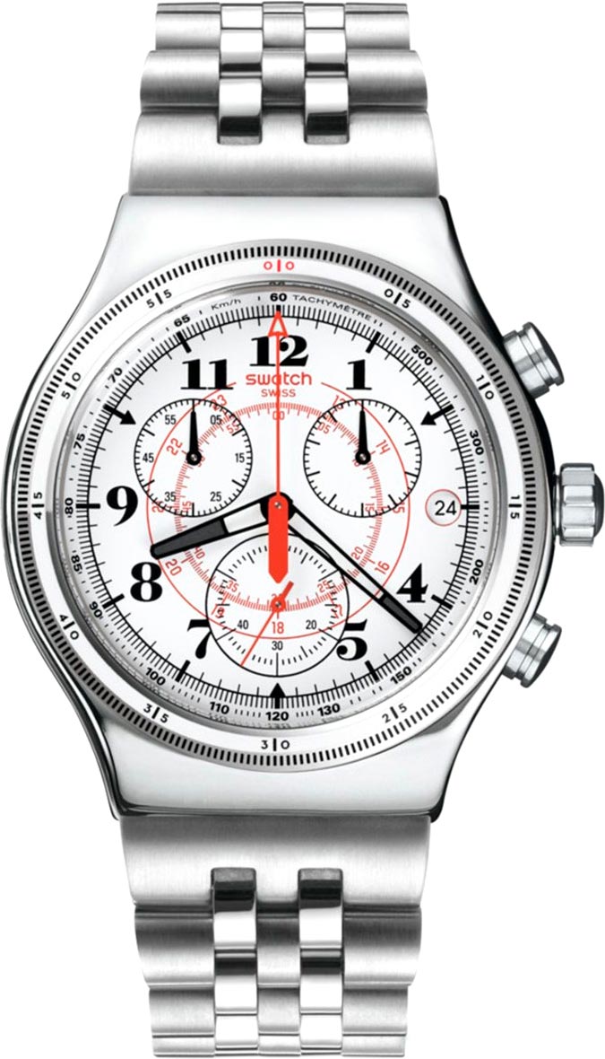 Швейцарские наручные часы Swatch YVS414GD с хронографом